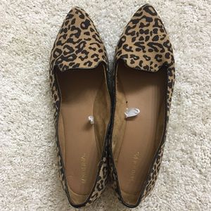 Leopard loafers